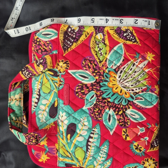 Vera Bradley Red Floral Travel Bag - Picture 6 of 8